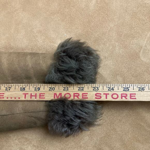 Genuine Shearling Sheepskin Penny Lane Leather Coat EU44 - Picture 12 of 13